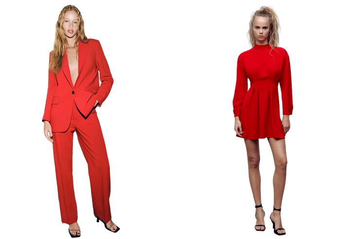 outfit mujer navidad prendas en rojo pasion salera