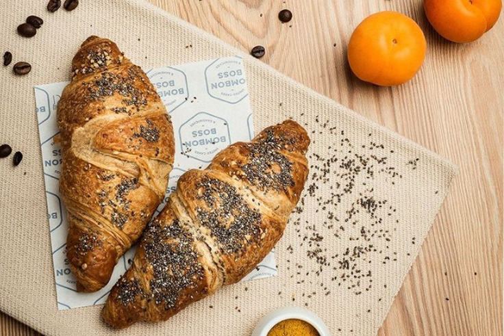 desayuno saludable croissant vegano